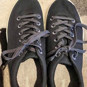Allbirds Mens Wool Piper Black Sneakers Size 13 EUC light use